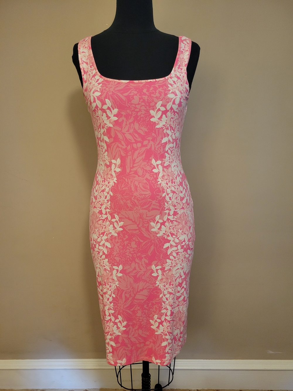 Lilly Pulitzer Engineered Knit Tank Midi Dress